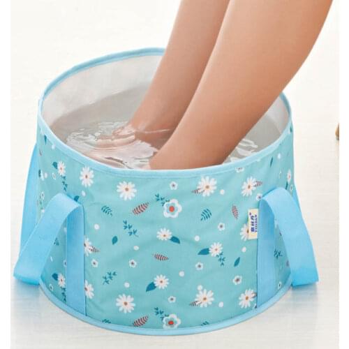 Outdoor Water Storage Bag Folding Camp PVC Bucket Wash Feet Barrel Travel Washbasin Hiking Climbing Water Container S/M/L
