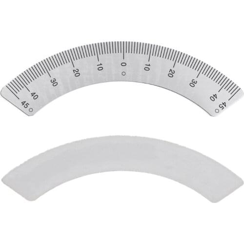 Angle Plate Scale ruler 45 Degree Angle Arc M1197 Protractors Milling Machine Part - Measuring Gauging Tools