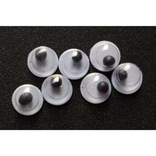 Tigofly 100 pcs 5mm Movable Doll Eyes Fly Fishing Lures Baits Eyes Fly Tying Materials