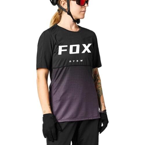 2021 Cross Country Mountain Bike Jersey WOMEN Downhill Jersey aykw Fox Mountain MTB Shirt Cross Country Jersey Ladies Sweatshirt