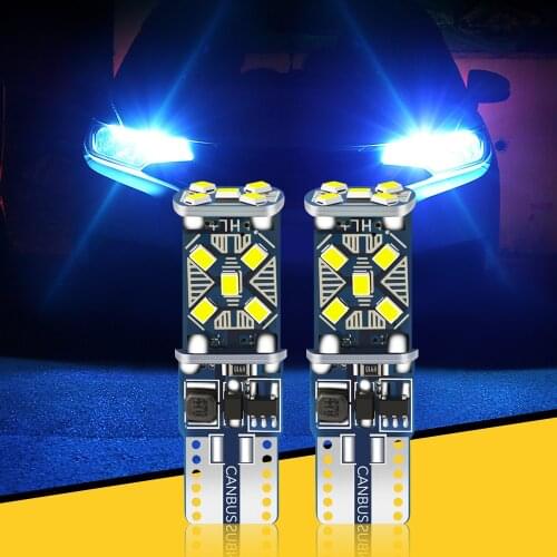 2x W5W T10 LED Bulbs Canbus Auto Lamp Car Accessories for Fiat Panda Bravo Punto Linea Croma 500 595 skoda octavia a5 fabia