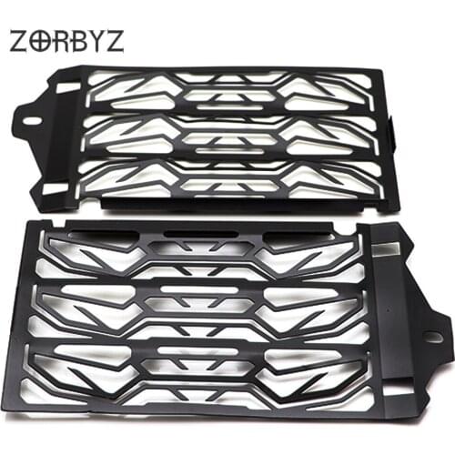 ZORBYZ Motorcycle Black Metal Radiator Cover Grille Guard Protective For BMW R1200GS ADV 2013 2014 2015 2016 2017 2018