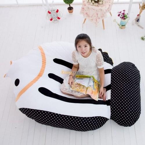 Fancytrader 190cm X 125cm Cute Giant Soft Lovely Stuffed Flounder Sofa Tatami Mattress Bed, Free Shipping FT50660