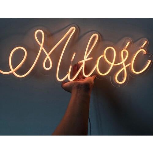 Mitogc Custom LED Neon Sign for Wedding, Office, Events, Parties & Home Create your own design