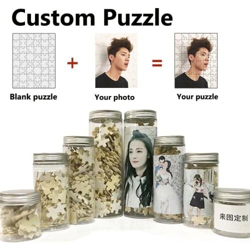 Canned Photo Custom Wooden Personalized Jigsaw Puzzle Picture DIY Toys for Adults Decoration Collectiable Best Gift