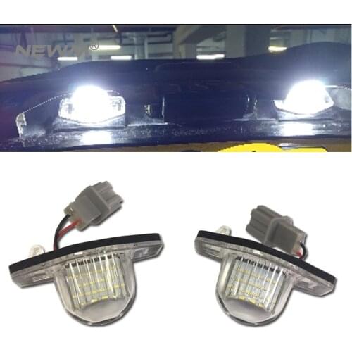 2x LED License Plate Light OEM Replacement Kit for Honda CRV Fit Jazz Crosstour Odyssey OEM part No. 34101S60013