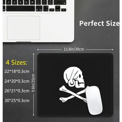 Pirate Flag-Henry Every Mouse Pad DIY Print Pirate Pirates Flag Caribbean Ship Ships Black Skull Cross