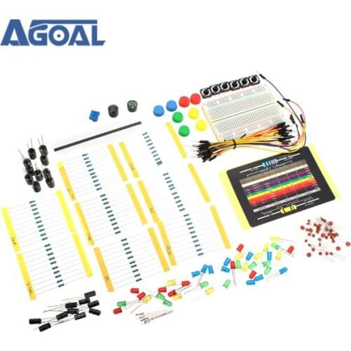 Colorful LED Electronics Fans Components Package Element Parts Kit Set