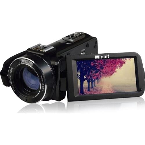 Freeshipping Max 24MP Digital Video Camera With Macro Lens And Microphone Video Camera 16x Digital Zoom Digital Video Camcorder