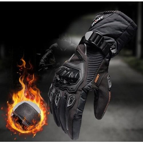 SUOMY motorcycle gloves 100% Waterproof windproof Winter warm Guantes Moto Luvas Touch Screen Motosiklet Eldiveni Protective