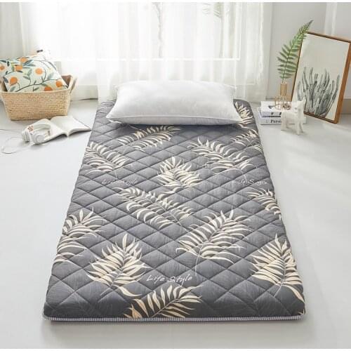 New tatami mattress student dormitory 1.5 single 1.8 double 2 m thick soft mattress can be folded and breathable