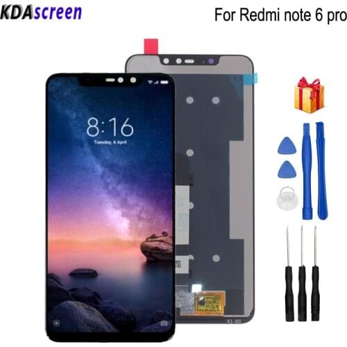 Original Display For Xiaomi Redmi Note 6 Pro LCD Display Touch Screen Digitizer Phone Parts For Redmi Note 6 Pro Screen LCD