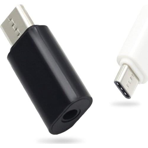 Type C to 3.5mm Earphone cable Adapter USB 3.1 Type-C USB C to 3.5 Jack Audio Aux Cable for Xiaomi Mi6 Headphone Speaker