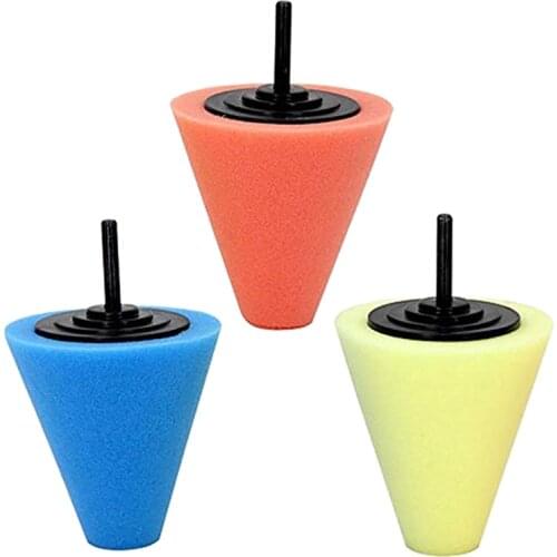 Polishing Pads for Wheel Hub Cleaning 3 Inch Polishing Wheel for Drill Sponge Buffing Pads for Car Care