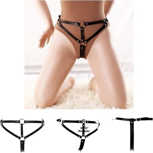 Harajuku Belt Female Punk Gothic Style Leather Stocking Leg Garters Suspender Waist Size Sword belt Erotic Lingerie Fetish