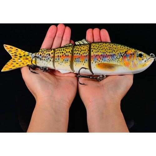 PROBEROS Swimbait 6 Color Fishing Lures Exported to USA Market Fishing Tackle 25.5cm-10.1"/176g-6.2oz Fishing Bait Retail Box