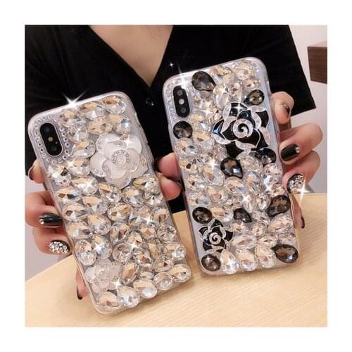 Luxury Color Diamond Case Rhinestone Bling Phone Cover Crystal funda coque for IPhone 12 XS MAX XR X 8/7 Plus 6 Plus 11 Pro MAX