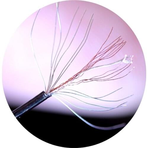 Litz sterling silver & litz7N single crystal copper & litz silver plated single crystal copper tri-band harmony fever