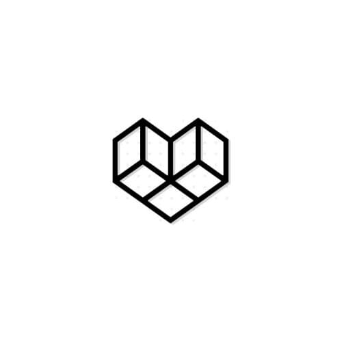 Heart Block Metal Cutting Die DIY For Scrapbooking Decoration Crafts