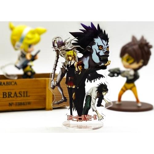 Love Thank You Death Note L Yagami Light Ryuuku Misa HF acrylic stand figure model plate holder cake topper anime
