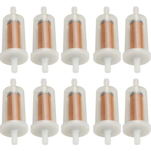 10pcs Fuel Filter For Briggs & Stratton 695666 845125 691035 5065 5065D 5065K 493629 Engine