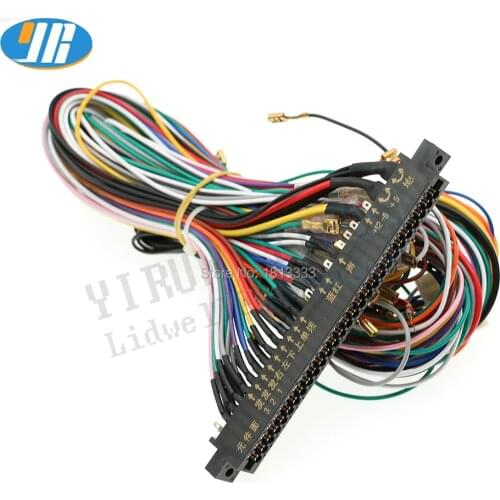 Jamma Wire harness 28 Pin With 5,6 Buttons 5Pin 8P Joystick Connect Cable For Arcade Game Machine For PCB Board