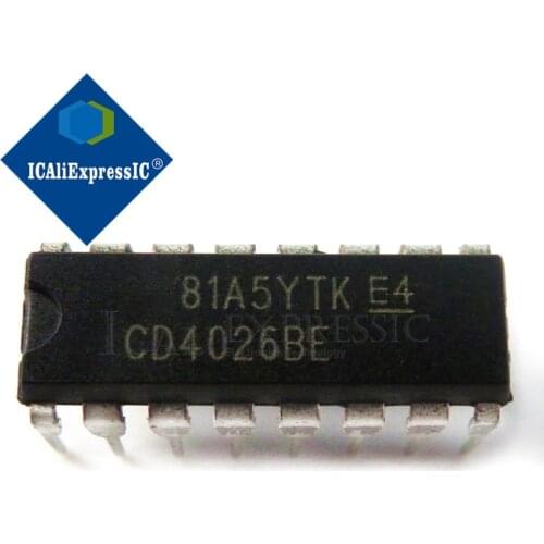 10PCS CD4026BE CD4026 DIP DIP16 new original In Stock
