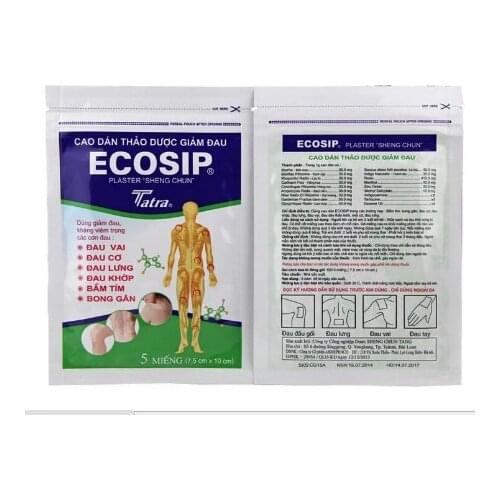 100Pcs/5pcs ECOSIP Treatment Osteoarthritis Bone Hyperplasia Omarthritis Rheumatalgia Spondylosis Paste Pain Relieving Patch