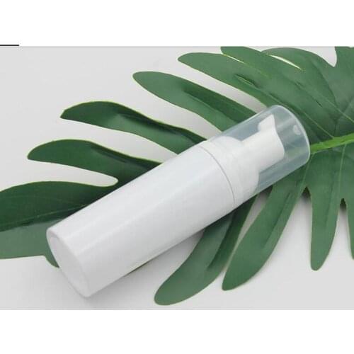 100pcs 30ml 60ml Plastic Soap Dispenser Bottle Clear White Foam Pump Bottle Soap Mousses Liquid Dispenser Foaming Bottle#37112