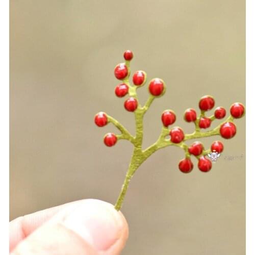 3Pcs Flower fruit branch metal Cutting Dies Stencils DIY Scrapbooking Paper/photo Cards Embossing Dies