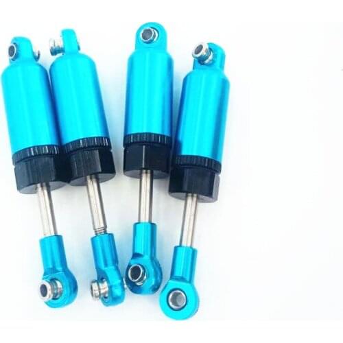 4PCS WPL Remote Control Car Half Kapica Mang D90 Universal Modified Shock Absorber To Upgrade Metal Shock Absorber