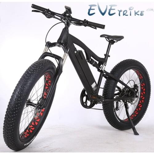 Evetrike Located China Wholesale Price 48V 14.5Ah Samsung Lithium Battery Electric Bike Fat Ebike 26" E Cycle Rear Hubmotor Bike