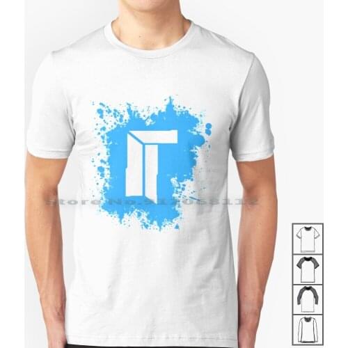 Titan Splat-Blue T Shirt 100% Cotton Csgo Nip Ibuypower Kennys Kqly Katowice 2014 Ibp Crown Foil Pc Valve Anime Cs Go Titan