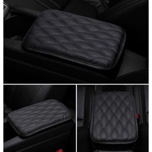 Comfort Armrest Pad Console Box Car Mat Protector Pu Leather Universal 1 X Accessory