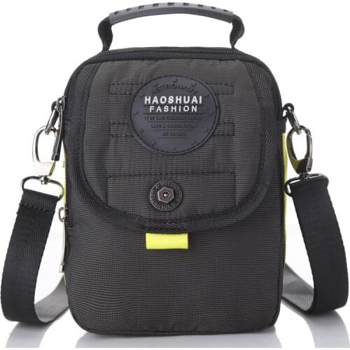 Mens Nylon Cross Body Top Handle Messenger Bags Tote Purse Handbag Casual Fashion Male Waist Fanny Belt Pack Sling Shoulder Bag