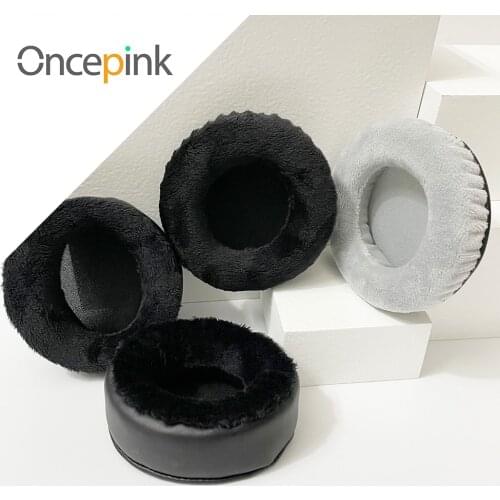 Oncepink Replacement EarPads For Pioneer HDJ C70 Headphone Thicken Velvet Ear Cushion Repair Parts Earphones Accessories