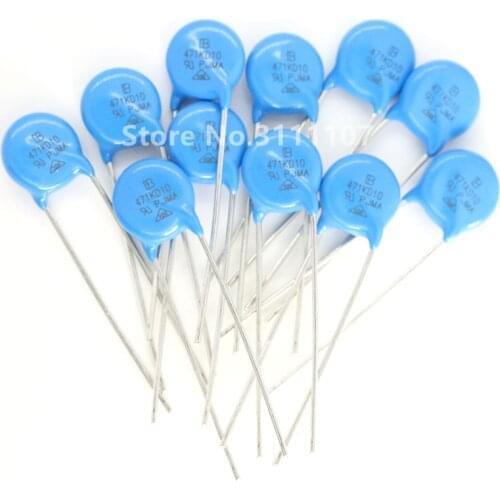 20PCS 07D471K Varistors 07D-471K 07D471 7D471 470V Piezoresistor Metal Voltage Dependent Resistor Piezoresistance