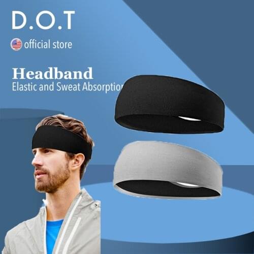 Sweatband Sports Headband Stretch Elastic Yoga Running Hair Band Outdoor Sport Headwrap Fitness Sports Safety Turban Non Slip
