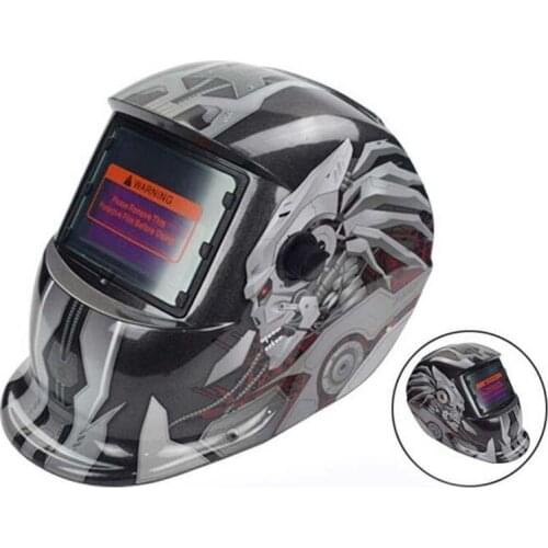 Skull Solar Auto Darkening Helmet MIG MMA Electric Welding Mask Welder Cap Auto Darkening Welder Welding Helmet Weld Welder Mask