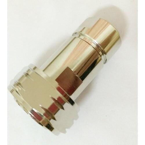 ALLISHOP L29 7/16 DIN Male Plug Center Clamp for 1/2" Corrugated Cable RF Connector Precision 7-16 DIN Male Adapter Connector