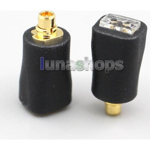 LN005954 0.78mm 2pin to mmcx Earphone Female Pin For Westone W4r UM3X UM3RC JH13 To Shure se535 SE846 Male converter