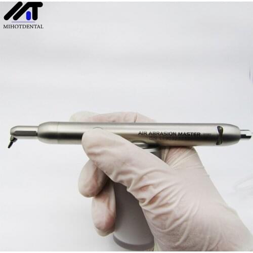 Dental Aluminum Oxide Air Abrasion Polisher Micro Etcher Sandblaster Sandblasting Gun 4 Holes Teeth Whitening Pen