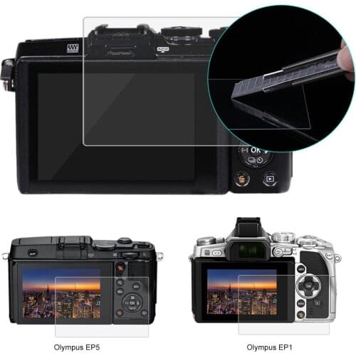 Tempered Glass Protector Cover For Olympus Camera E-M10 Mark II, E-M10, EPL7/EPL8, EP5, EM1 Camera LCD Screen Protective Film