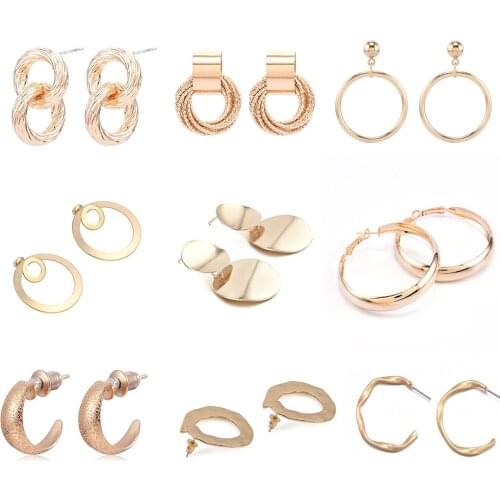 Fashion Statement Earrings Big Geometric earrings For Women Hanging Dangle Earrings Drop Earing Jewelry Wholesale tassel