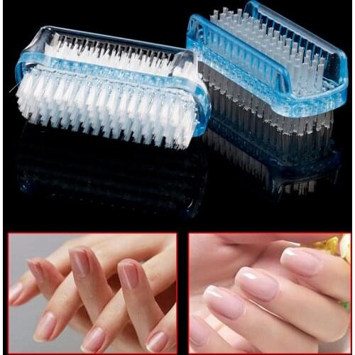 1pcs Cleaning Nail Brush Tools File Nail Art Care Manicure Pedicure Soft Remove Dust Small Angle Clean