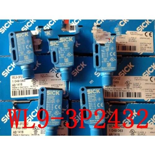 100% New original SICK optical switch WL9-3P2432 item number 1049063