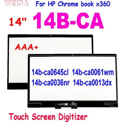 14" Touch Screen For HP Chrome book x360 14B-CA Touch Screen Digitizer 14b-ca0645cl 14b-ca0013dx Glass Panel Replacement Tools