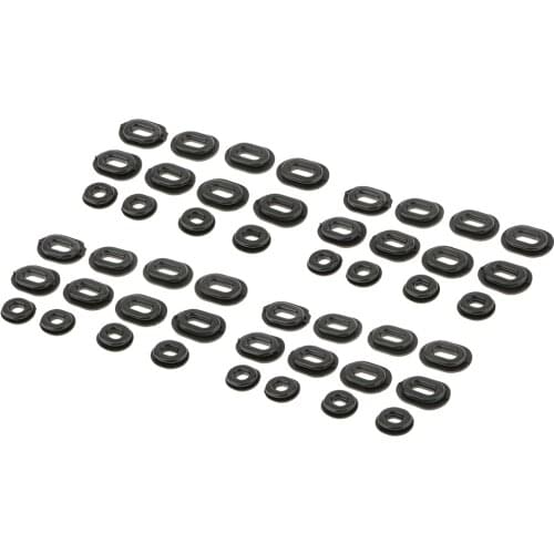 48pcs/set Oval Round Rubber Side Cover Grommet For CG125 Motorcycles