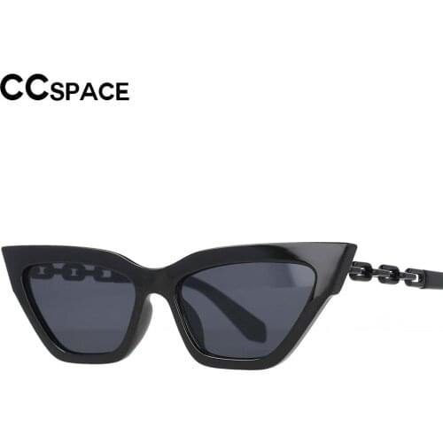 53197 Cat Eye Chain Legs Ladies Sunglasses Small Frame Decorative Vintage Womens Shades UV400