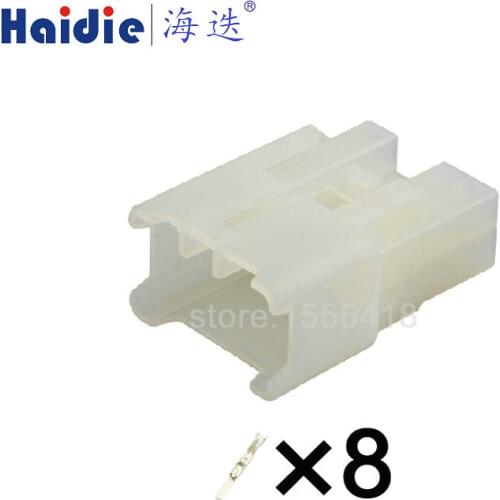 5sets 8p Male female plastic car audio wire connectors 7123-1480 7122-1480